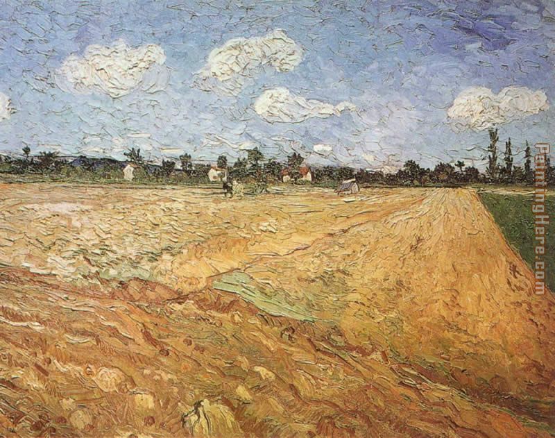 The Plowed Field painting - Vincent van Gogh The Plowed Field art painting